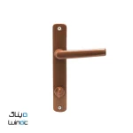مقبض باب حمام ألومنيوم – 35*90 – بني فاتح (RAL 8003)