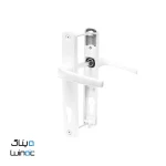 white-upvc-door-handle-structure