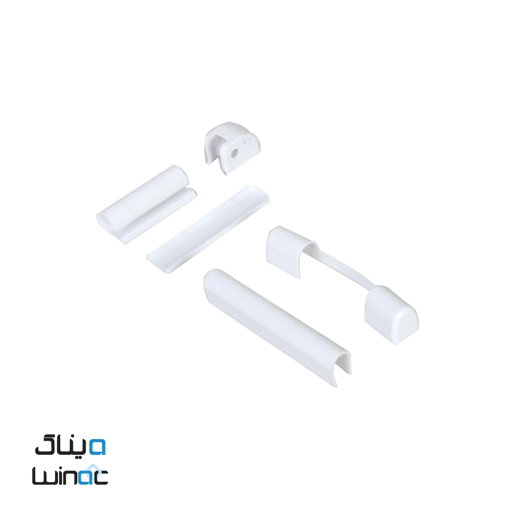 کاور لولا درب و پنجره upvc رنگ سفید
