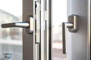 باز کردن پنجره دوجداره با دستگیره دو حالته