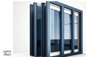 تصویر آینه‌ای پنجره سه جداره 